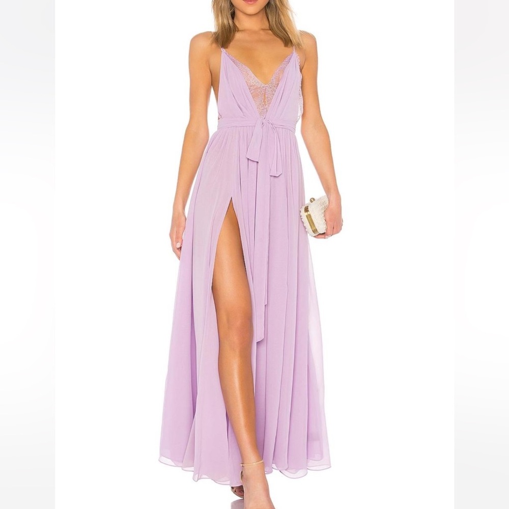 Michael Costello x REVOLVE Justin Gown lavender size XS